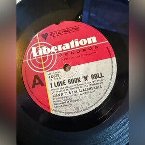 Australian 1983 Joan Jett I love Rock n roll 45 single record liberation label